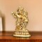 Brass Radha Krishna Statue Hindu God Religious Small Lord Krishna with Radha Rani Murti Idol - Sculpture for Home Temple Mandir Pooja Decor - Showpiece Housewarming Gift (3.5 Inches)